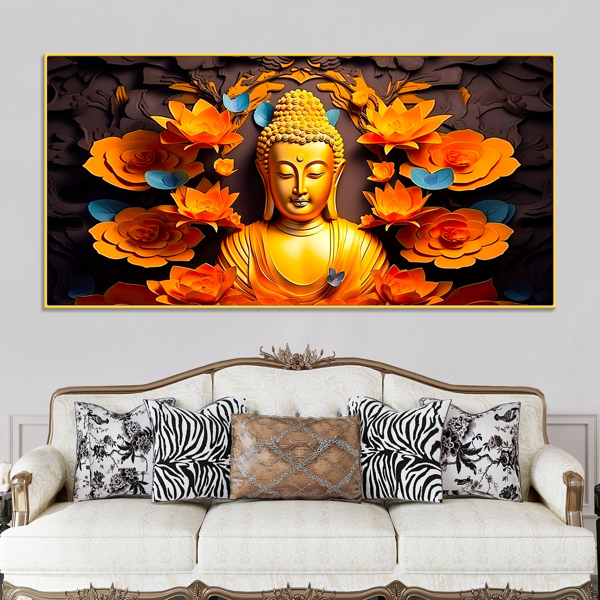 Modern Buddha Wall Painting Wall Décor