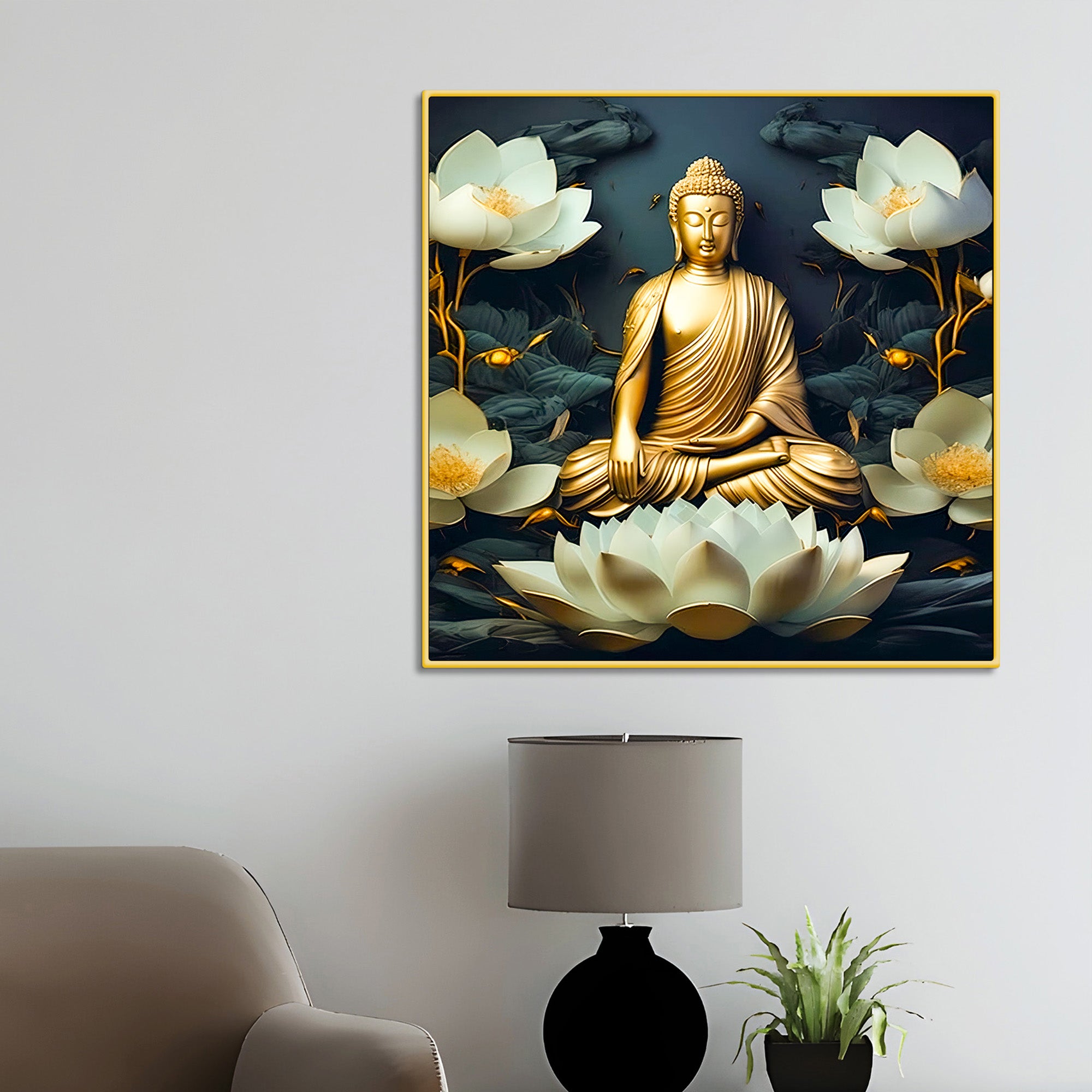 Modern Buddha Wall Spiritual Painting