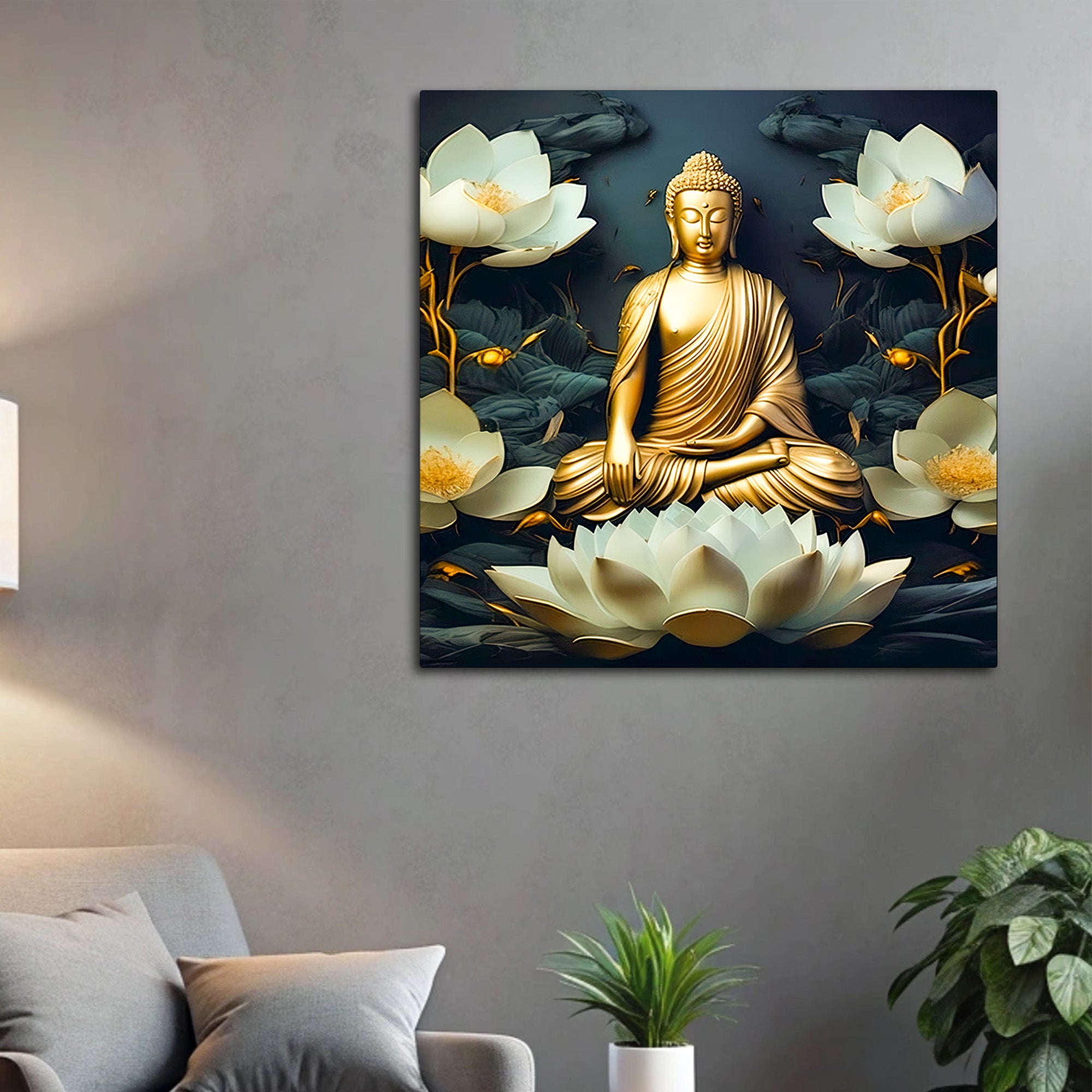 Modern Buddha Wall Spiritual Painting