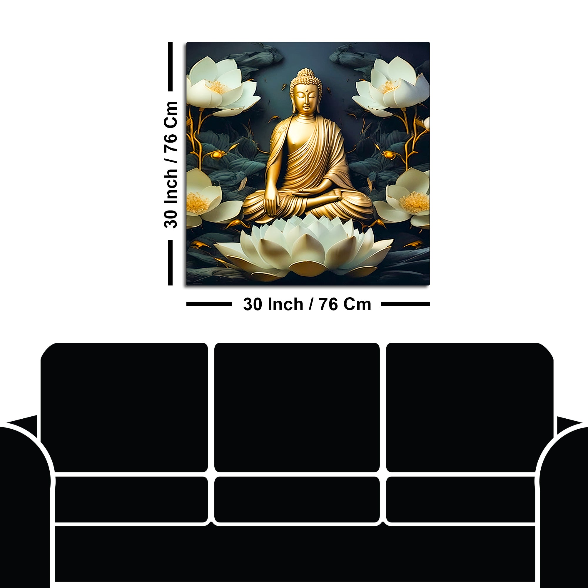 Modern Buddha Wall Spiritual Painting