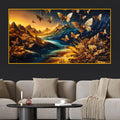 Modern Butterfly Crystal Glass Wall Painting