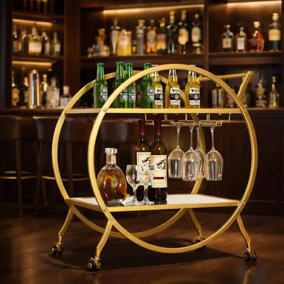 modern-circular-bar-trolley-with-dual-shelves