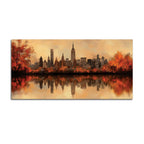 Modern Cityscape Canvas Wall Art Painting for Wall Decor