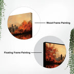 Modern Cityscape Canvas Wall Art Painting for Wall Decor