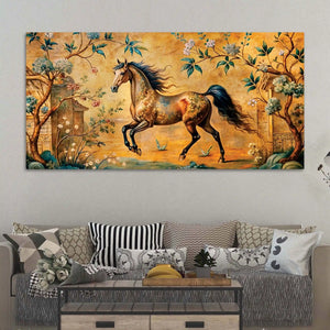 Modern Classic Horse Canvas Painting