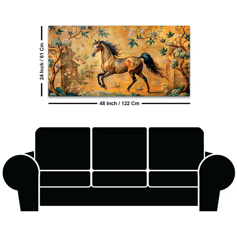 Modern Classic Horse Canvas Painting
