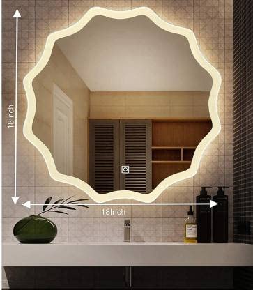 Modern Decorative Artistic Pattern LED Bathroom Mirror