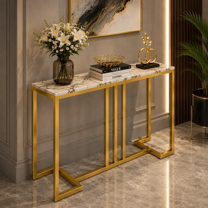 Modern Decorative Console Table for Living Room & Foyer