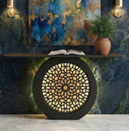 Modern Decorative Console Table with LED Back Panel (SS 302)