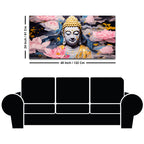 Modern Decorative Lord Buddha Wall Painting for Home & Office