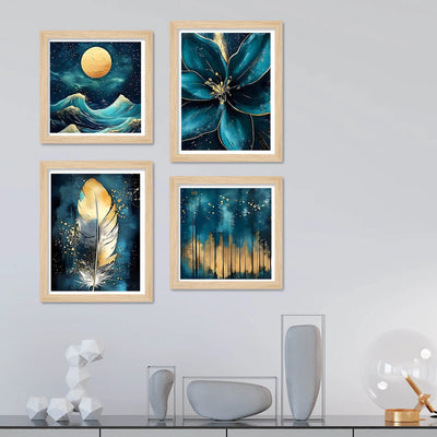 Modern Decorative Wall Art Frame Set of 4