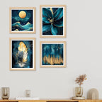 Modern Decorative Wall Art Frame Set of 4