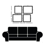Modern Decorative Wall Art Frame Set of 4