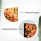 Modern Elegant Floral Canvas Painting