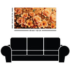 Modern Elegant Floral Canvas Painting