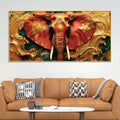 Modern Elephant Canvas Wall Artwork Painting for Luxury Interiors