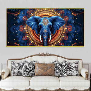 Modern Elephant Canvas Wall Painting for Home Décor