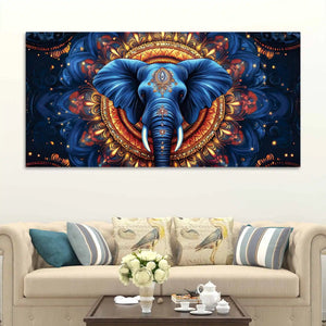 Modern Elephant Canvas Wall Painting for Home Décor