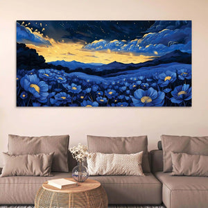 Modern Floral Abstract Canvas Painting