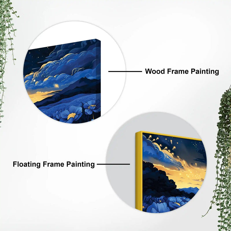 Modern Floral Abstract Canvas Painting