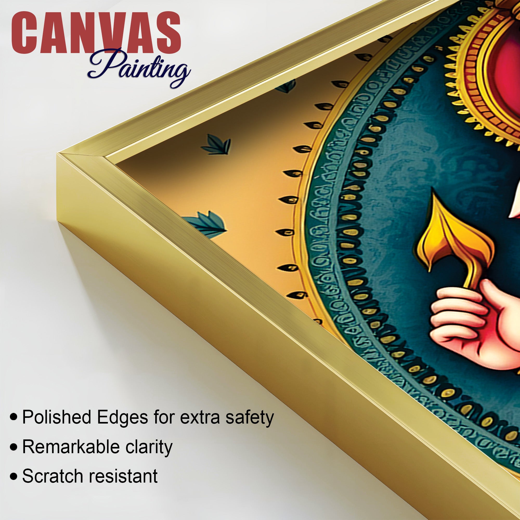 Modern Ganesha Canvas Painting