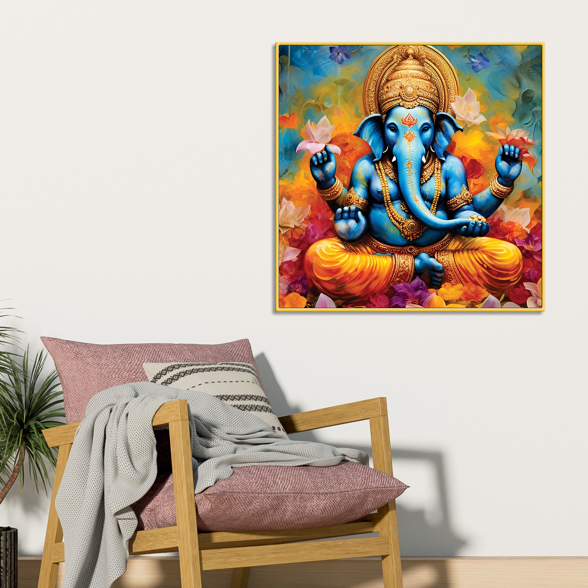 Modern Ganesha Decorative Painting