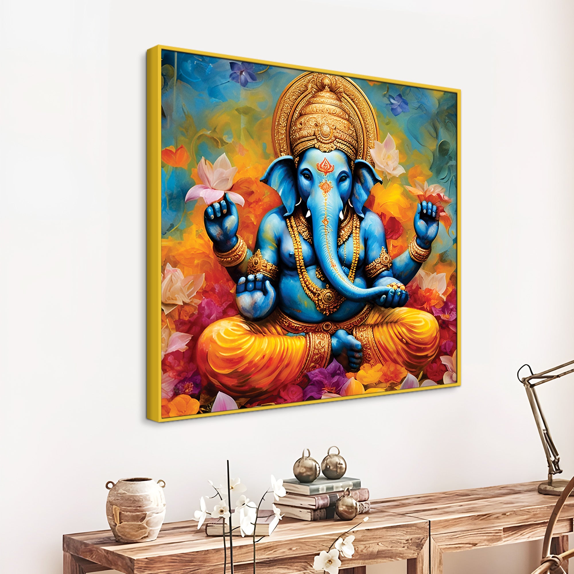 Modern Ganesha Decorative Painting