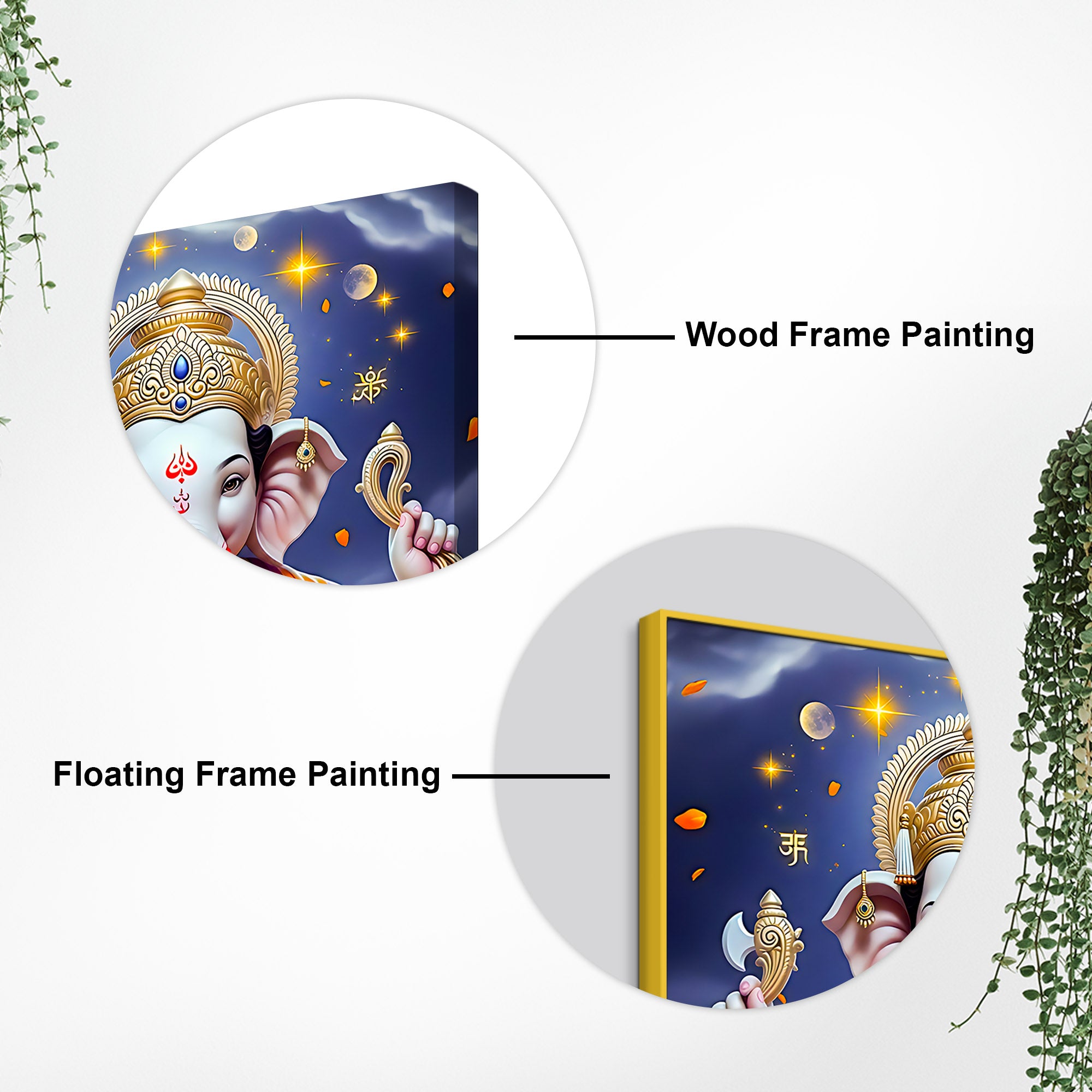 Modern Ganesha Wall Painting