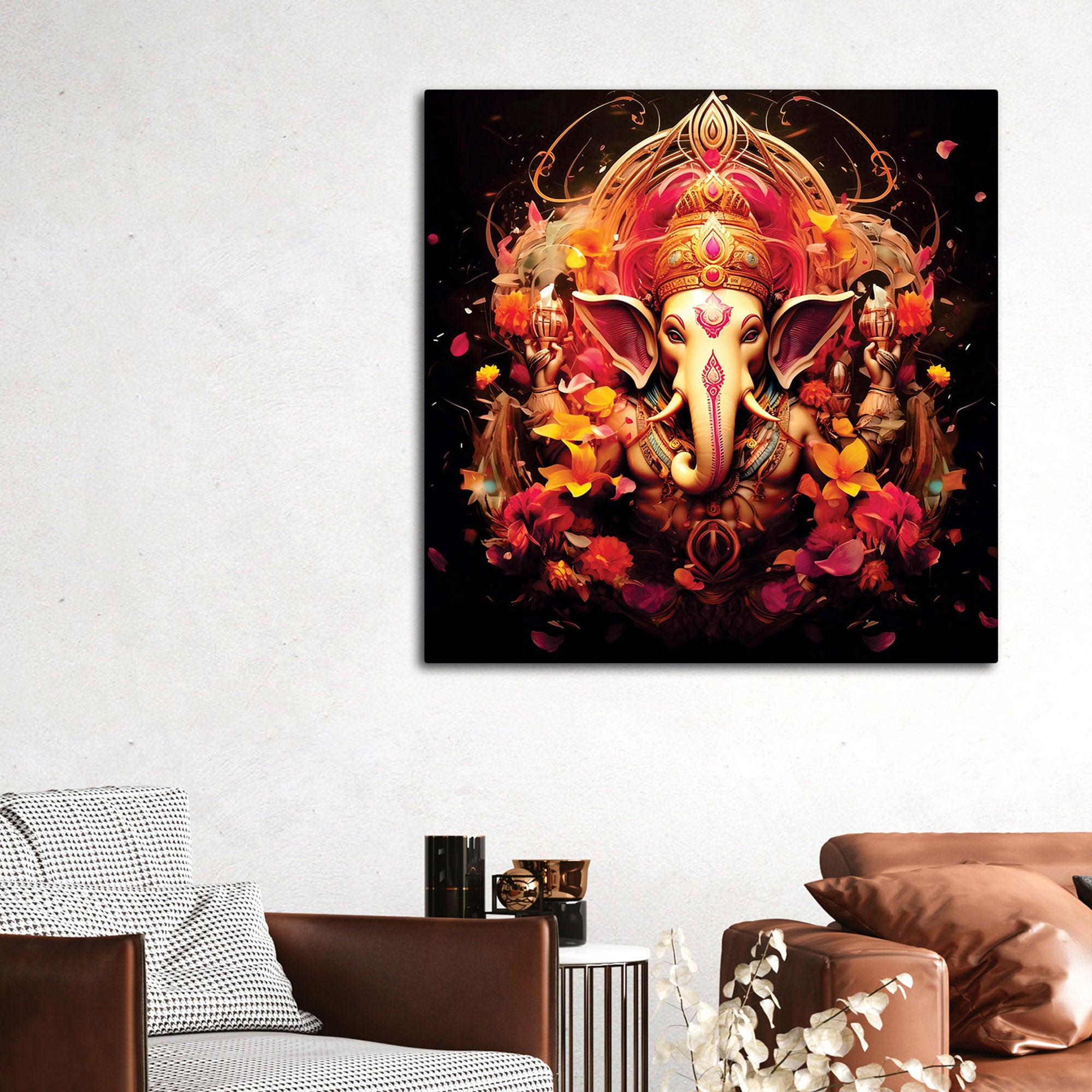 Modern Ganpati Bappa Wall Decor Painting