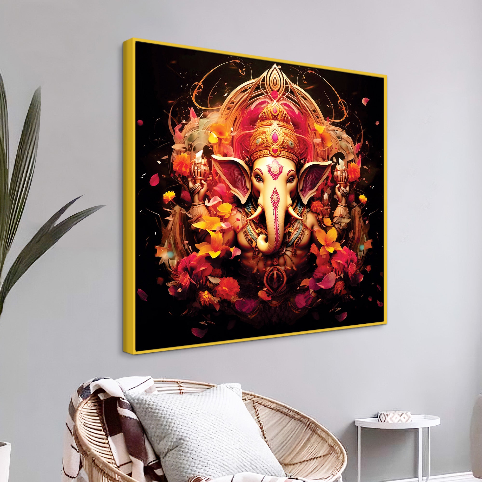 Modern Ganpati Bappa Wall Decor Painting