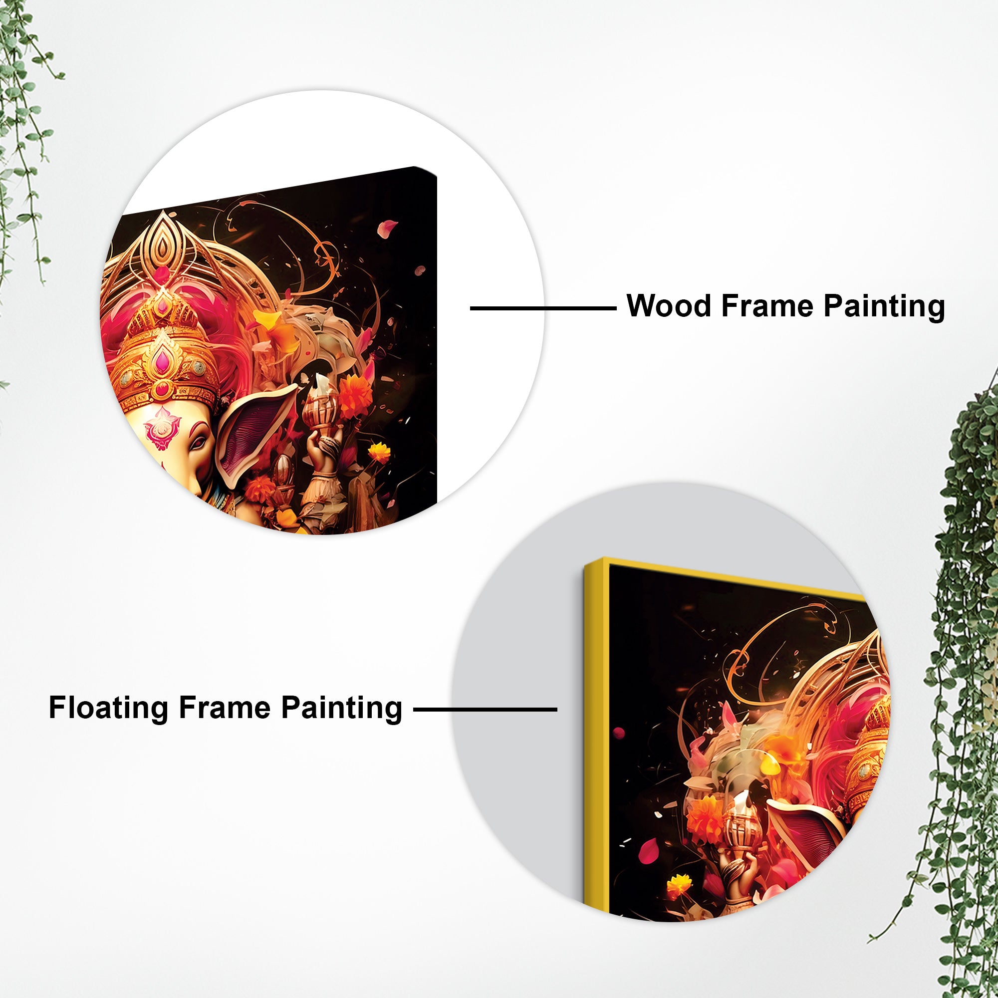 Modern Ganpati Bappa Wall Decor Painting