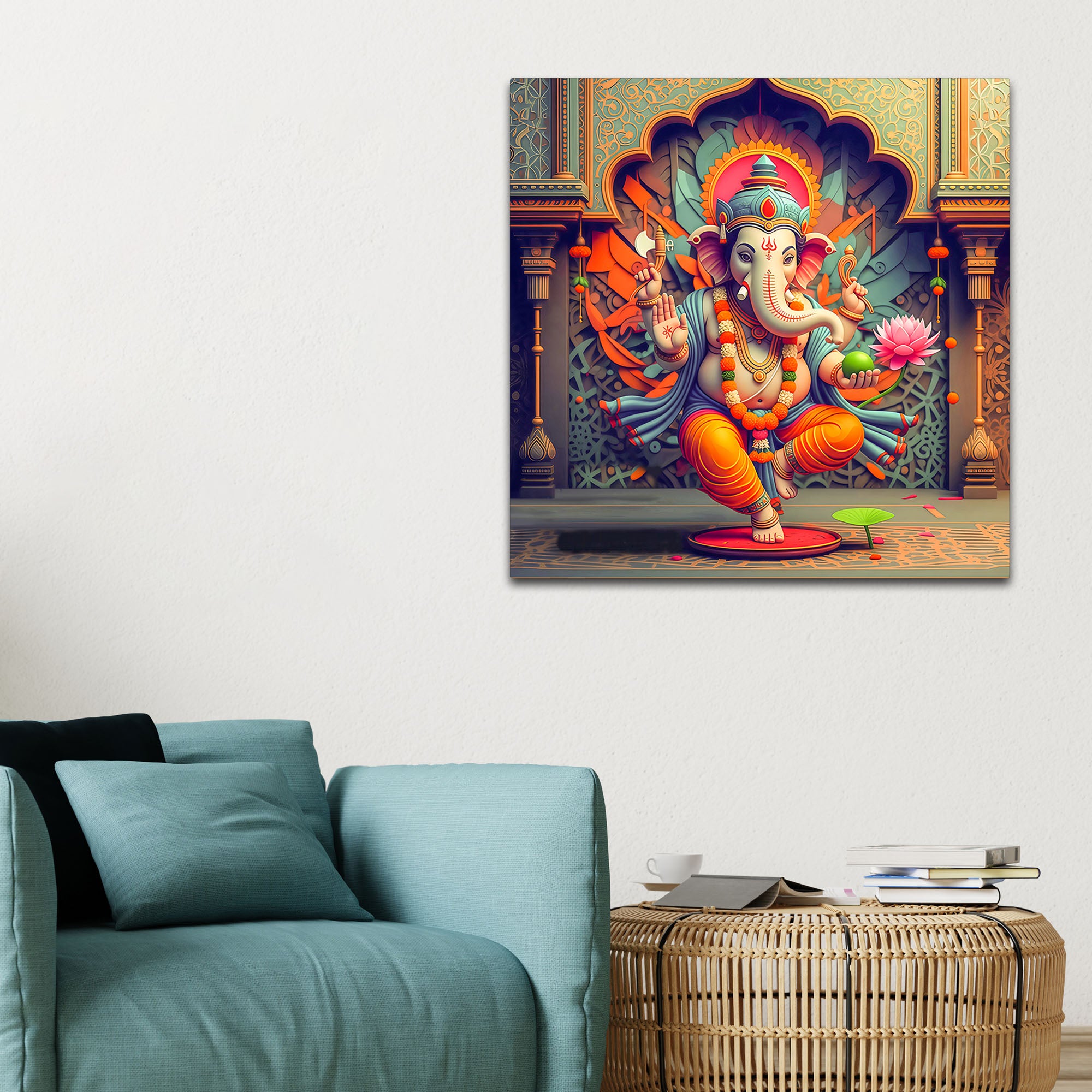 Modern Ganpati Bappa Wall Painting