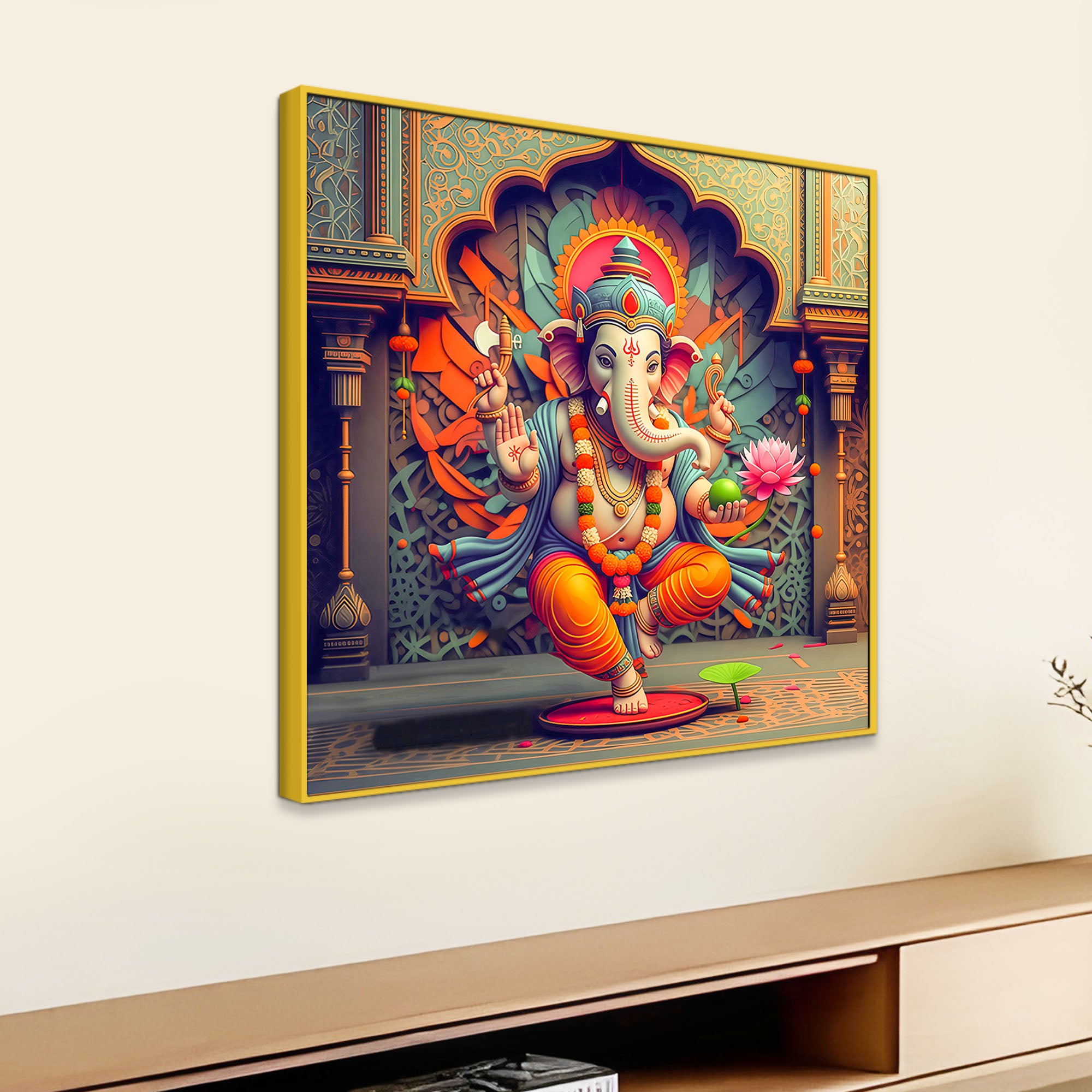 Modern Ganpati Bappa Wall Painting
