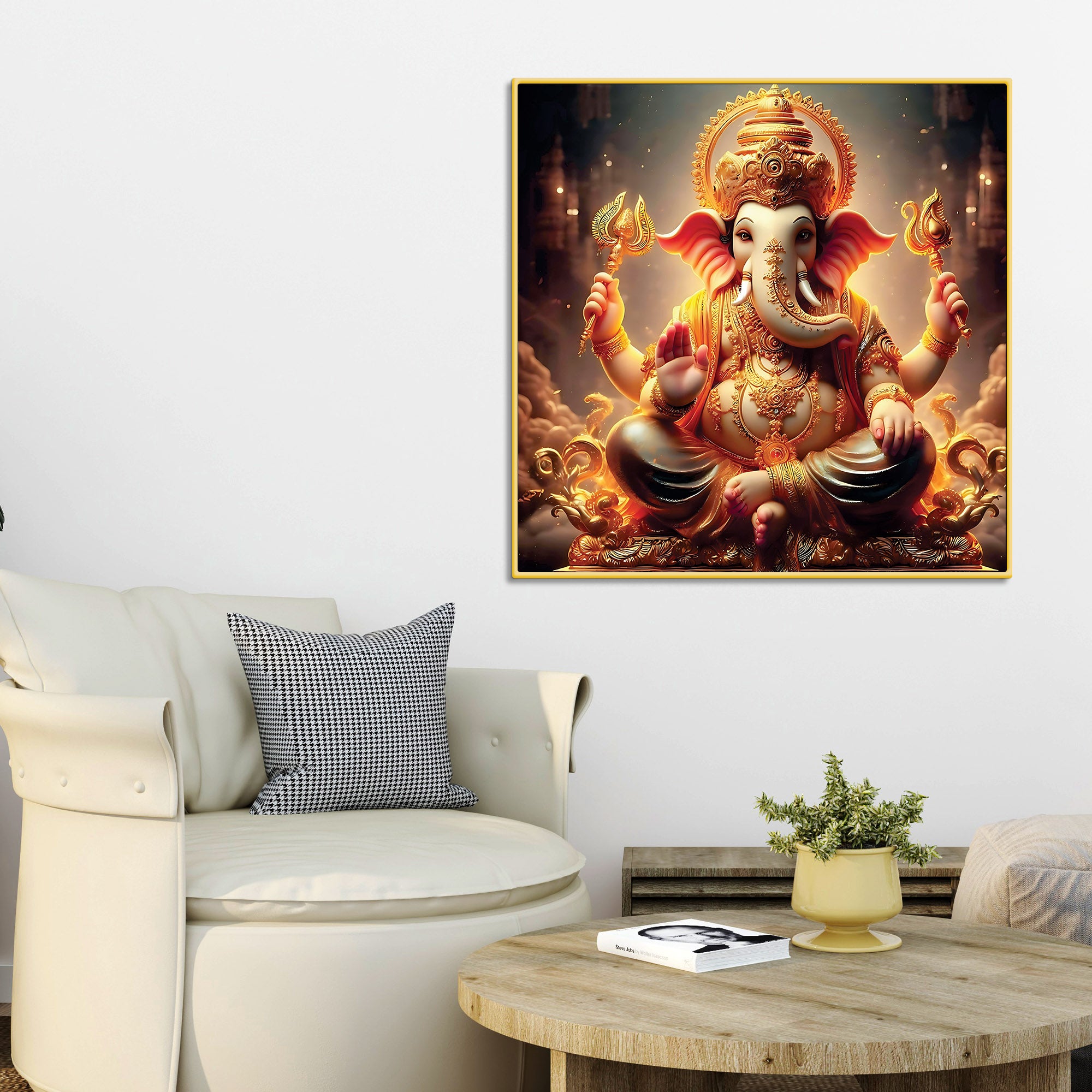 Modern Ganpati Home Décor Painting