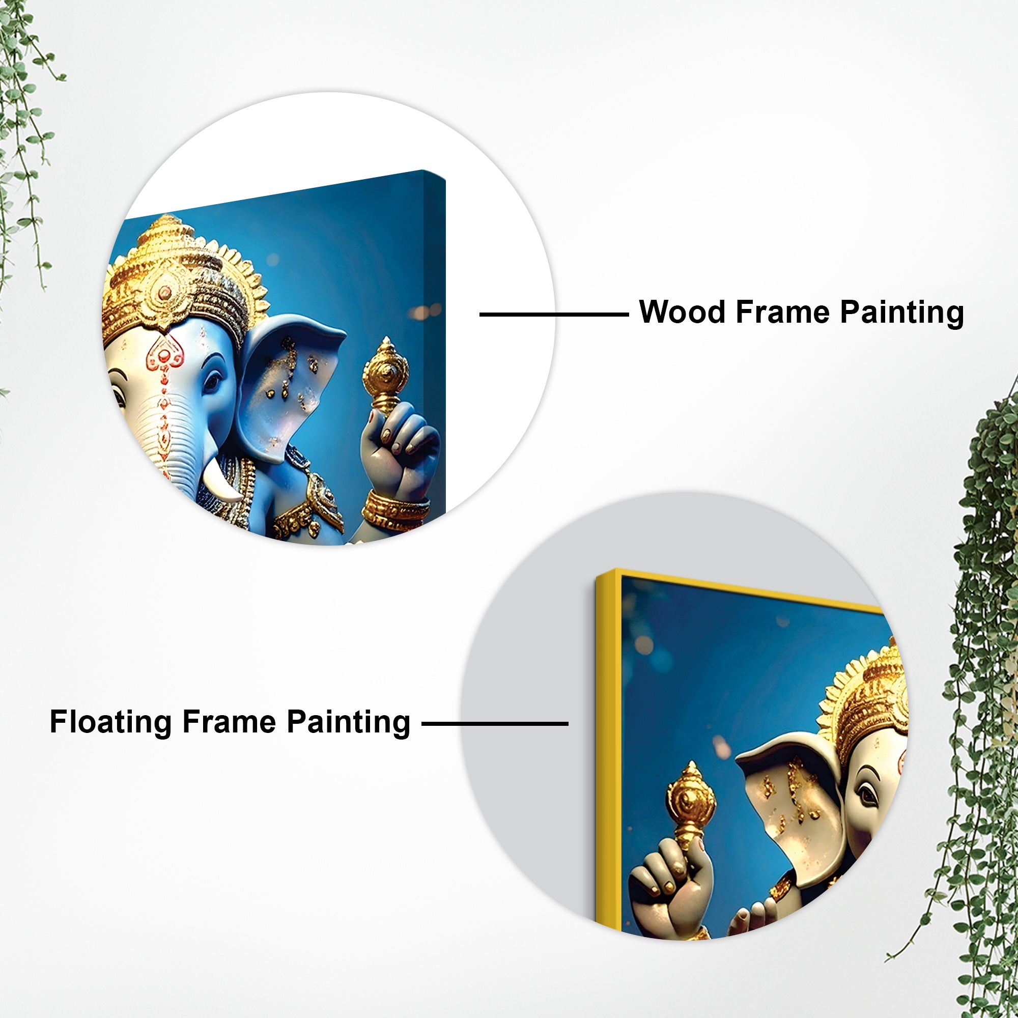 Modern Ganpati Painting for Living Room Décor