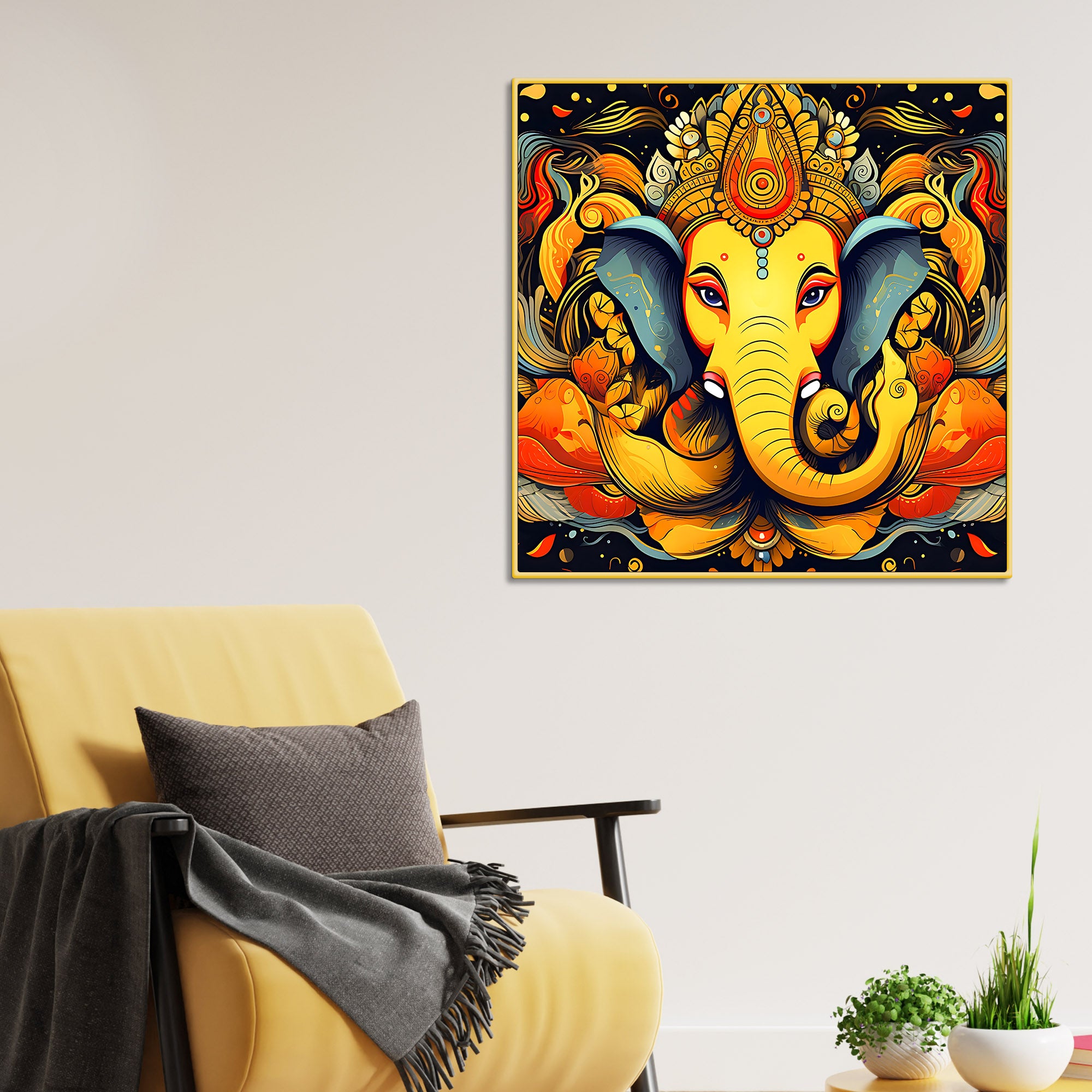 modern-ganpati-wall-painting
