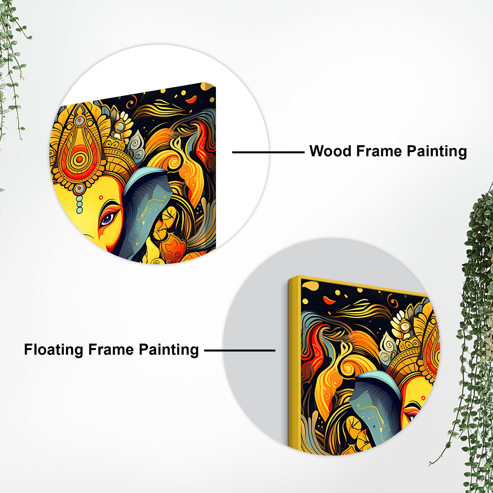 Modern Ganpati Wall Painting