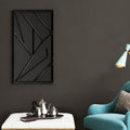 Modern Geometric Black and Gold Lines 3D Wall Art Home Decor