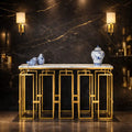 modern-geometric-console-table-with-abstract-golden-metal-finish