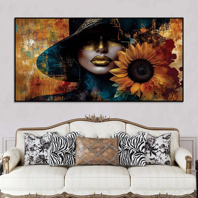 modern-glam-woman-canvas-painting-for-luxury-interiors