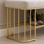 modern-gray-velvet-entryway-bench-with-shoe-rank