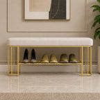 modern-gray-velvet-entryway-bench-with-shoe-rank