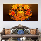 modern-home-decor-buddha-wall-painting
