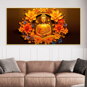 Modern Home Decor Buddha Wall Painting