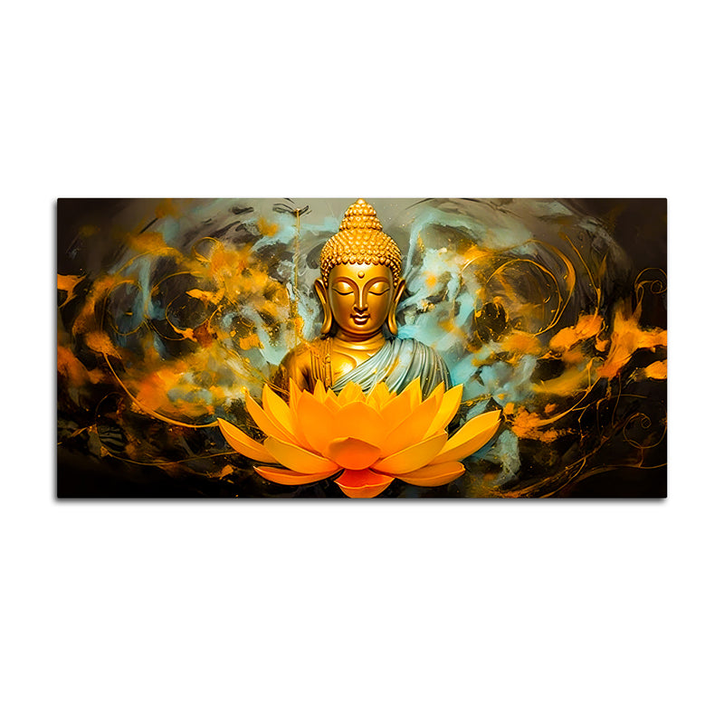 Modern Home Styling Buddha Wall Painting