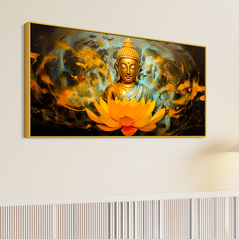 Modern Home Styling Buddha Wall Painting