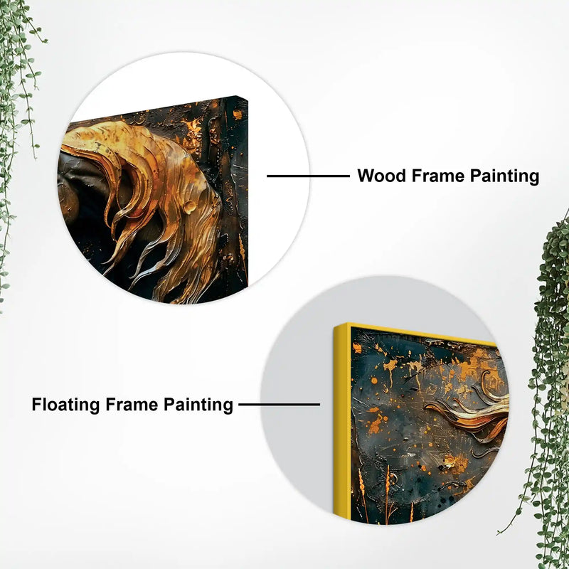 Modern Horse Canvas Wall Art Abstract Painting for Home Interiors