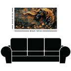 Modern Horse Canvas Wall Art Abstract Painting for Home Interiors