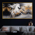 Modern Horse Crystal Glass Painting for Premium Décor