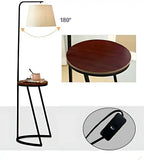 Modern House Standing Lamp With Metal Table